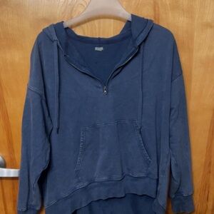 Women's Blue Hoodie Sweater